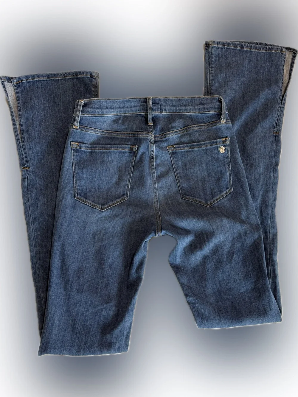 BLACK ORCHID Naomi Split Seam Bootcut Jeans Size 28 – Y2K Denim Stretch